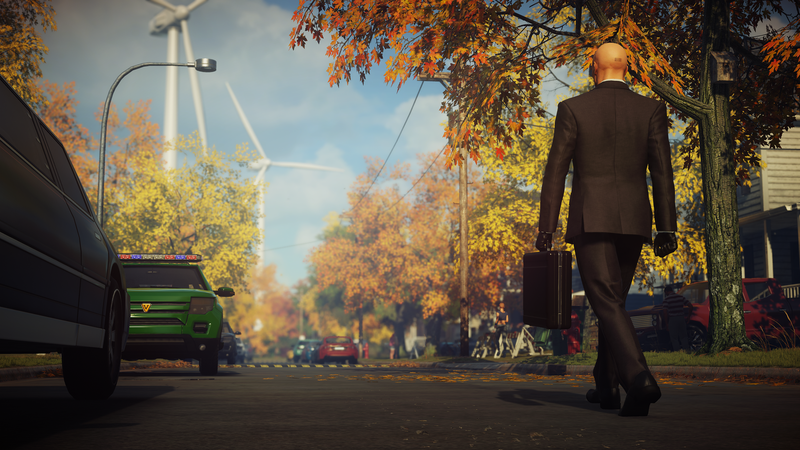 Illustration for article titled Hitman 2’s big, living levels are machines for dark comedy